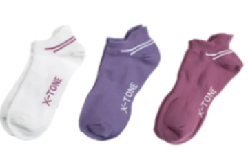 How does the elastic design of cotton sports socks affect shock absorption and cushioning?